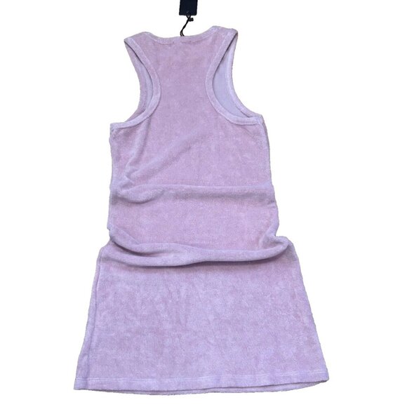 Nasty Gal Womens Towelling Razor Mini Dress Terry Pink Size 2 New with Tags - Picture 2 of 6